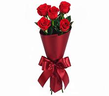 5 Красных роз Эдлесс Лав в Назарово Букет 5 Красных роз Эдлесс Лав в Назарово