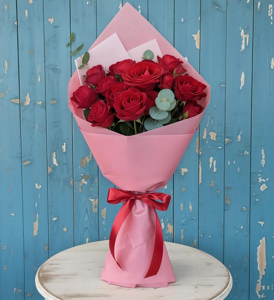 Букет красный бархат в Назарово Букет цветов из: Розы в Назарово