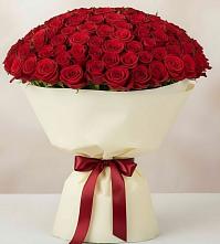 Букет 101 Красная роза Милано в Назарово