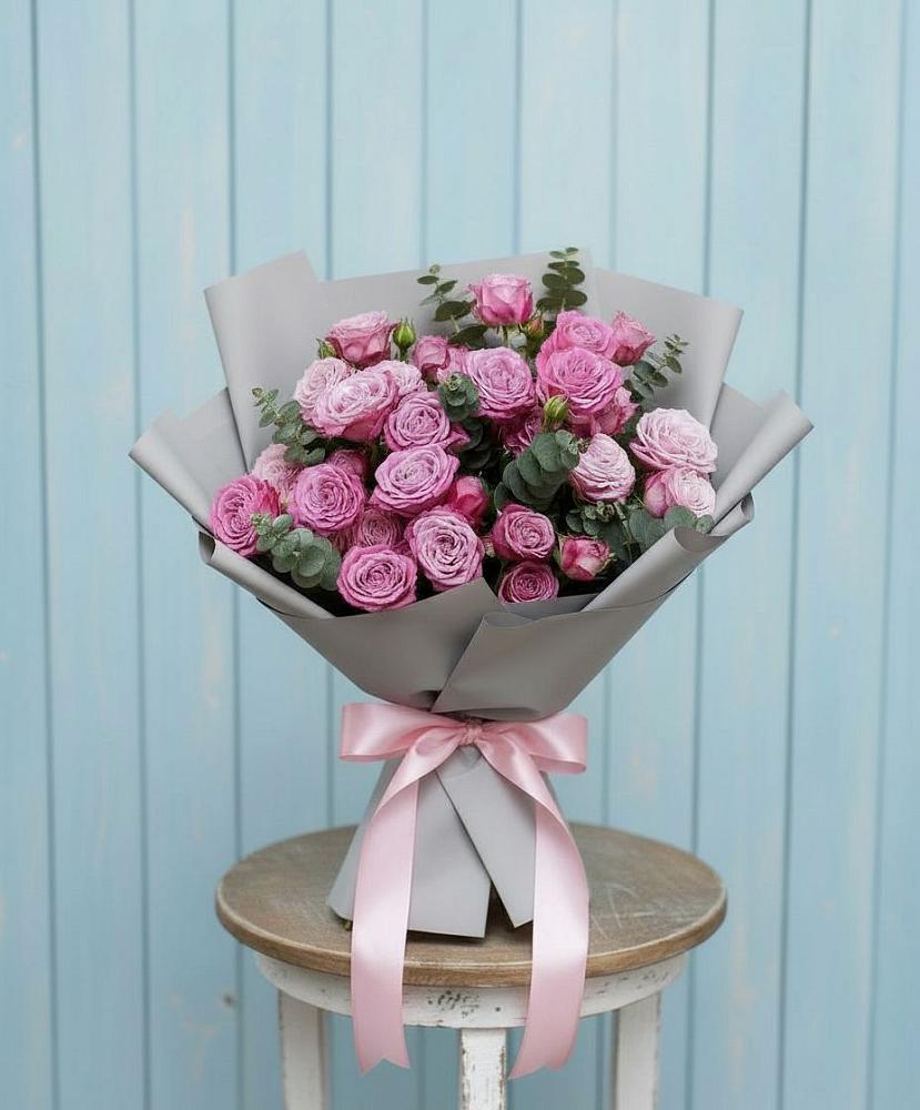 Композиция Яркий комплимент в Назарово Букет цветов из: Розы в Назарово