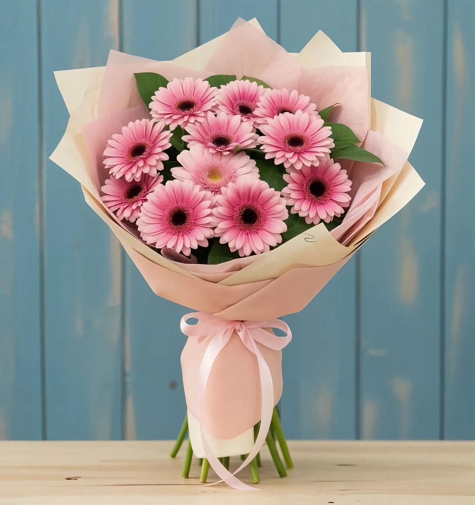 Букет пурпурно-розовый в Назарово Букет цветов из: Герберы в Назарово