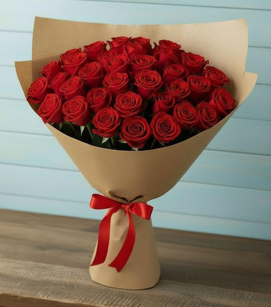 Красные розы Милано в Назарово Букет Красные розы Милано в Назарово
