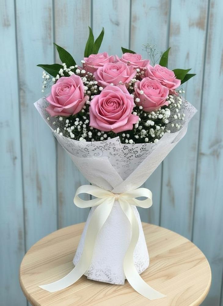 Букет шик блеск в Назарово Букет цветов из: Розы в Назарово