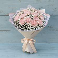 Букет Нежность рассвета в Назарово Букет цветов из:  Гвоздики в Назарово