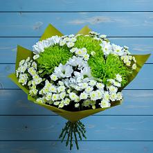 Букет скромность  в Назарово Букет цветов из:  Хризантемы в Назарово