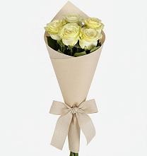 Букет белые крылья в Назарово Букет цветов из:  Розы в Назарово