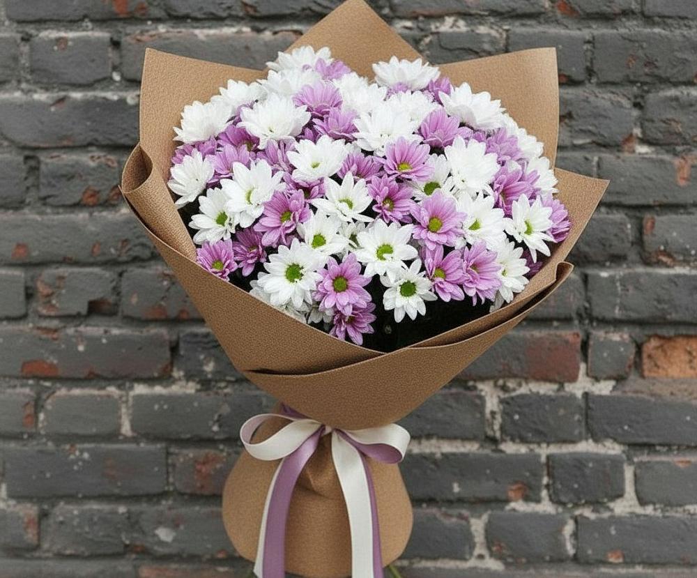 Букет грани совершенства в Назарово Букет цветов из: Хризантемы в Назарово