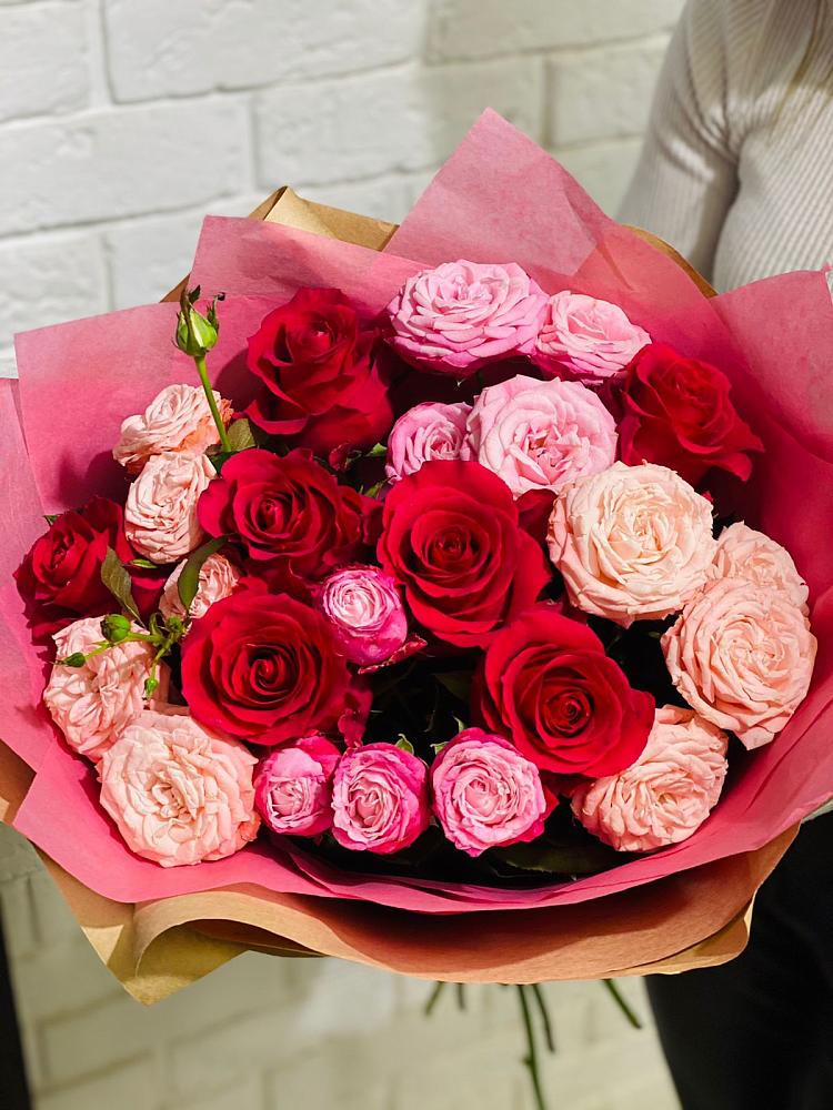 Букет Великолепный в Назарово Букет цветов из: Розы в Назарово