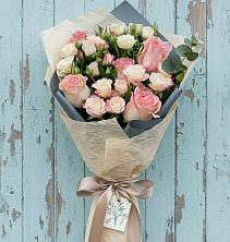 Букет нежный и розовый в Назарово Букет цветов из:  Розы в Назарово