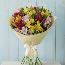 Букет Летние краски в Назарово Букет цветов из:  Альстромерии в Назарово