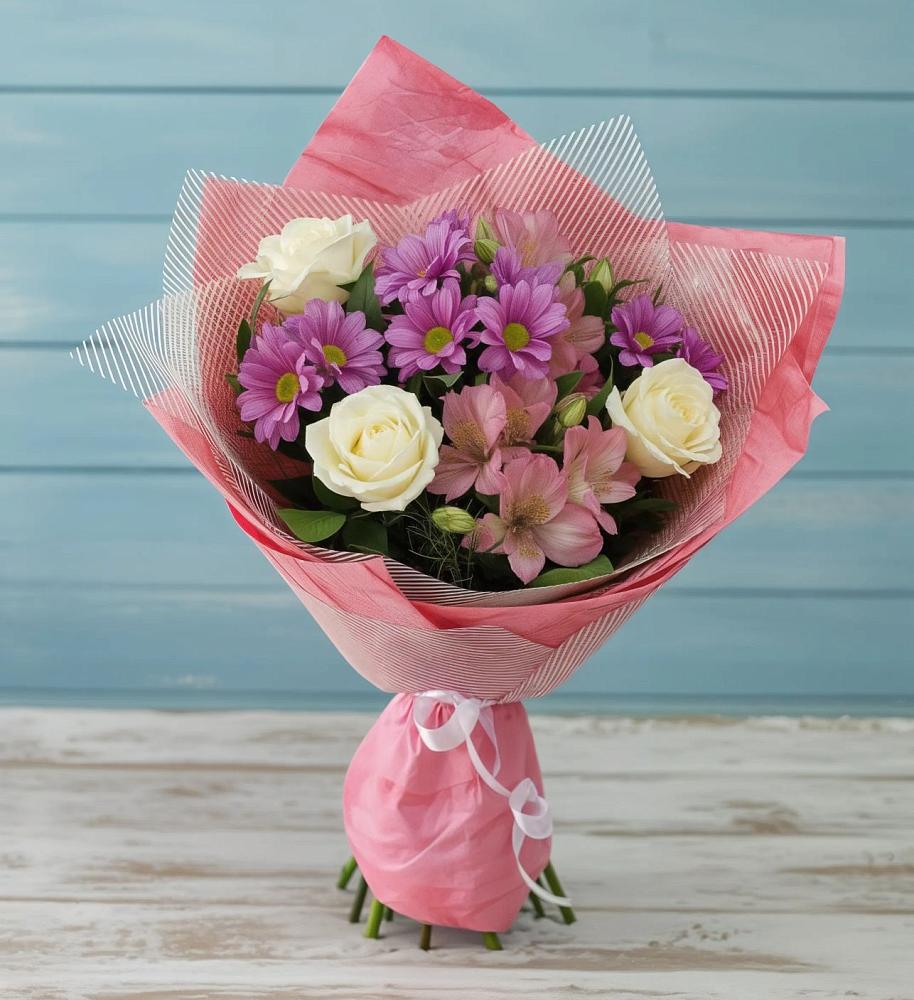 Букет цветов из: Герберы в Назарово