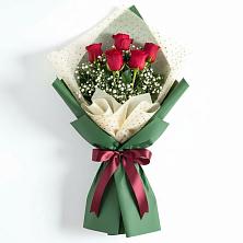 Букет рубиновое очарование в Назарово Букет цветов из:  Розы в Назарово