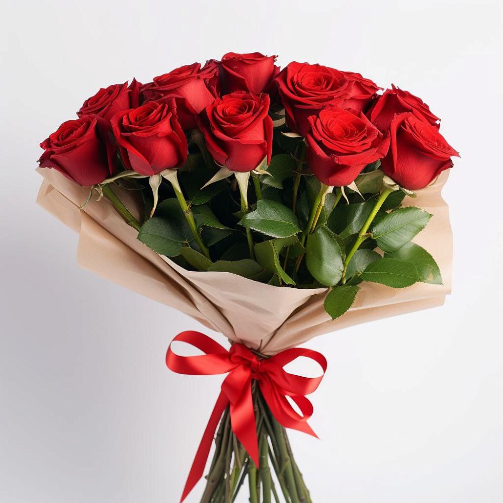 11 Красных роз Эдлесс Лав в Назарово Букет 11 Красных роз Эдлесс Лав в Назарово