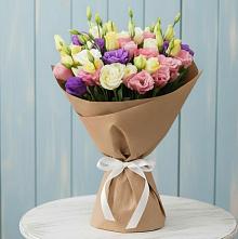 Букет Цветная эустома в Назарово Букет цветов из:  Лизиантусы в Назарово